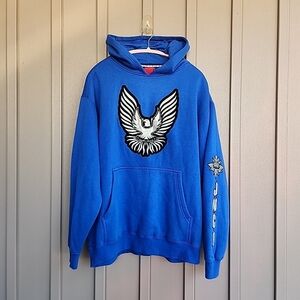 VINTAGE JNCO JEANS HOODIE Crazy Y2K Eagle JNCO Hoodie Size XL